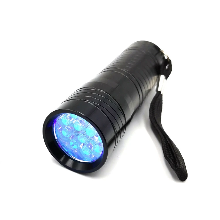 NEW 365nm to 395nm 12 uv LED flashlight ultraviolet light black light UV Flashlight