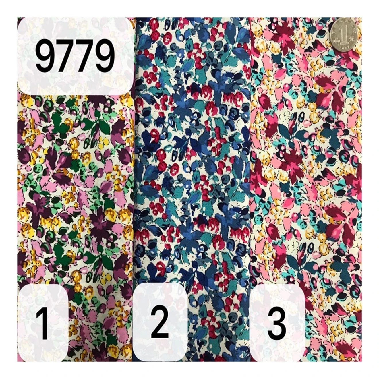 New Arrival Beautiful Colorful Flower 100% Cotton Digital Printed Ready Woven 40s*40s Poplin Textiles Fabric