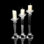 Import New Arrival Decoration Clear Glass Candlestick Crystals Fashion Crystal Candlestick from China
