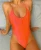 Import New Arrival High Quality Bright Leather Bikini Halter One Piece Swimsuit Bath Suit Beachwear from China