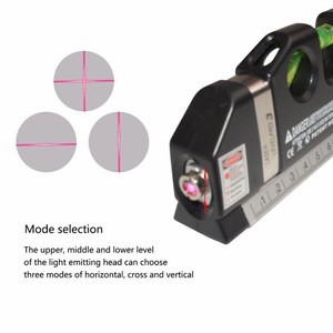 New Arrival Magnetic Multi-Funcation Cross Line and Laser Dot 8FT Measuring Tape