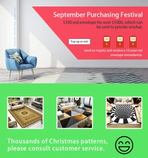 new arrival modern machine washable living room carpets and rugs