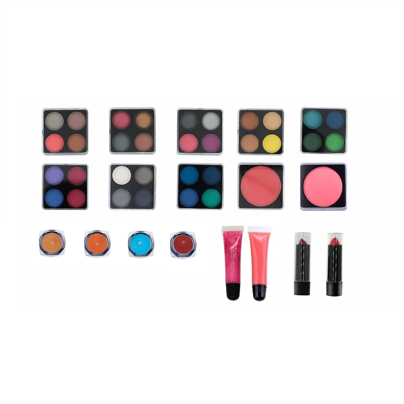 New Branded Girl Aluminium Case Makeup Kit Beauty Cosmetic Box Full MakeUp Cosmetics Set