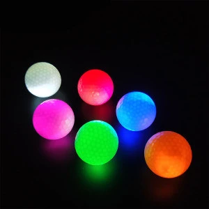 New China Factory Supply Different Colors Flashing LED Golf Ball