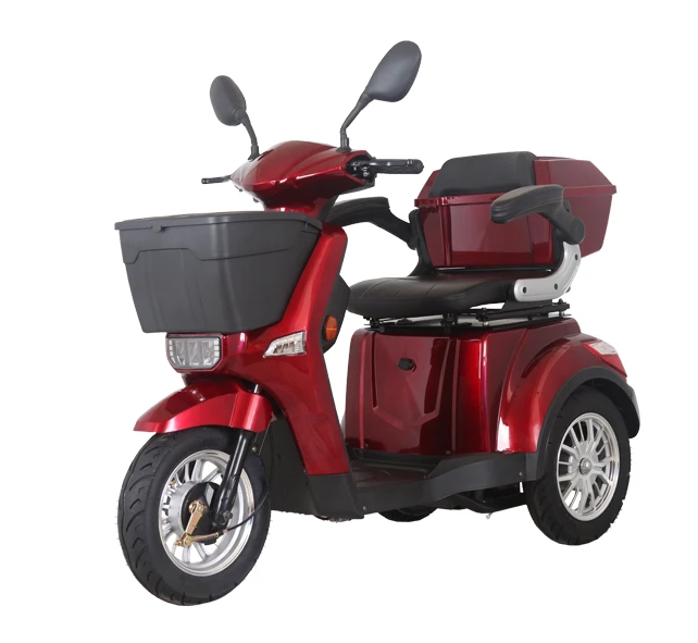 New Design Adult Electric 3 Wheel Scooters With Front Basket