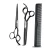 Import New Design Barber Shears Hair Scissors 6.5 inch Hair Cutting Shears tool Black Hairdressing Scissors Set from China