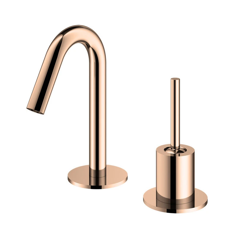 New design brass rose gold basin mixer tap faucet