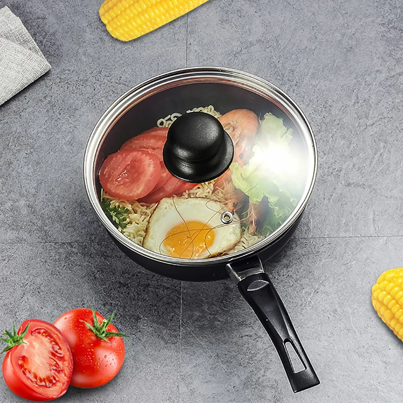 New design Elegant non stick non stick frying pan cookware set Soup pan kitchen copper cookware with lid
