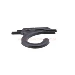 new design small pp strong clear plastic display stand hook