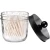 Import New Design Transparent Glass Material Household Mason Jar Bath Accessories Bathroom Vanity Set Luxury from China