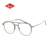 New Designer Brand Titanium Eyewear Online Folding Anti Blue Light Eye Glasses Stylish Aluminum Ladies Eyeglasses Frame