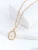 Import New Fashion Womens Matching Necklace Fashion Personality Pendant Necklace Womens Engagement Chain from China