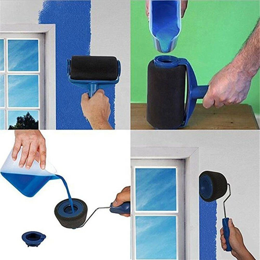 New Hot Multi-function DIY Paint Brush Roller Brush Handle Tool Household Corner Brush Room Wall Custom Logo Dropshipping