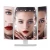 Import New intelligent cosmetic makeup espelho custom logo 10x magnified led vannity cosmetics mirror with stand from China