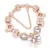 Import New Jewelry Creative Shiny Pink Crystal Bracelets Family Letter Pendant Bangle Bracelets Rose Gold Charm Bracelets Ladies from China