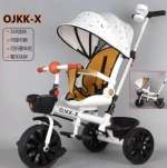 New Multi-functional Four-in-one Baby Tricycle Can Be Rotated and Can Lie Down for 1-6-year-old Folding Stroller IN STOCK