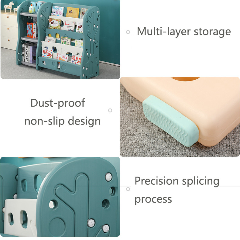 Buy New Plastic Indoor Toy Storage Children Kid Bookshelf And Cabinet ...