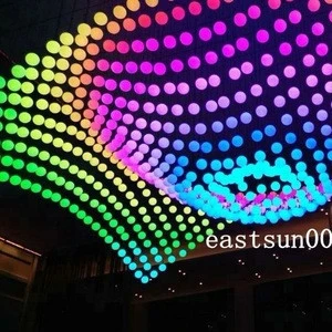 Triangle RGB Pixel LED Kinetic Tube Lifting