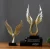Import NEW PROMOTIONAL EUROPEAN STYLE FASHION OFFICE HOUSE SHOWROOM DECORS GOLDEN SILVER RESIN STANDING FLYING EAGLE STATUES from China