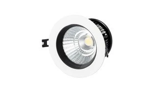 New round led updown recessed light 12w cob led downlight