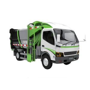 New  side loading compactor kitchen garbage truck 6m3 for sale