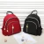 Import new solid color mini backpack fashion simple women bag travel backpack from China
