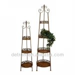 New-style flower pot metal stand flower floor display rack