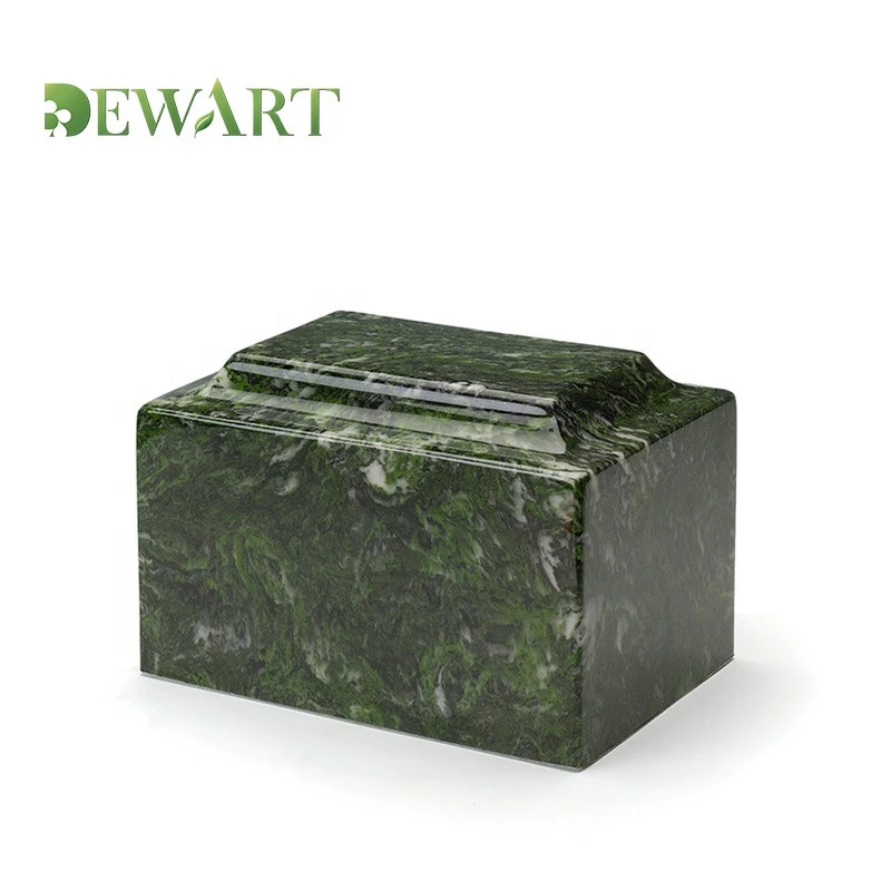 New Style Funeral Supplies Product Marble Cremation Urn Casket Casket For Ash