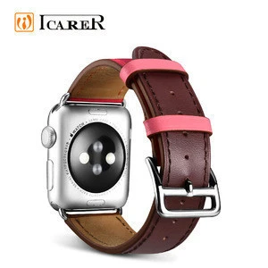 New Style Luxury 38mm 42mm Watch Strap For iWatch Genuine Leather Band For Apple Watch