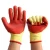 Import new style Red Film glove rubber latex coated working glove for industrial work from China