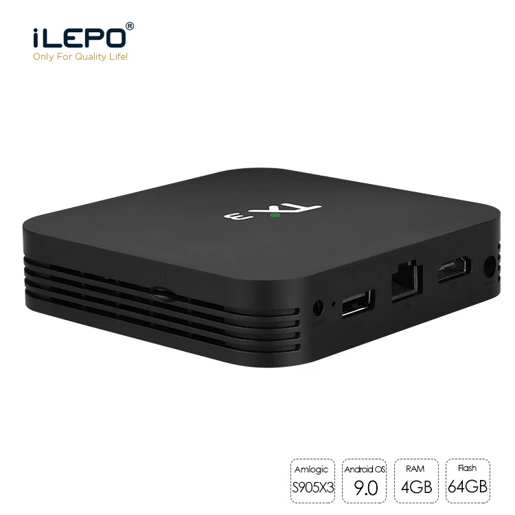 New TX3 for Android 9.0 TV Box With S905X3 16/32/64GB 2.4G+5GWifi support BT and Voice Remote set top box