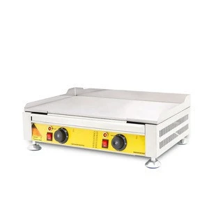 New Types stainless steel griddle factory griddle grill with double temperature control