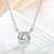 Import New Unique Innovative Diamond Necklace 925 Silver High Quality Jewelry Friendship Love Moissanite Necklace for Women from China