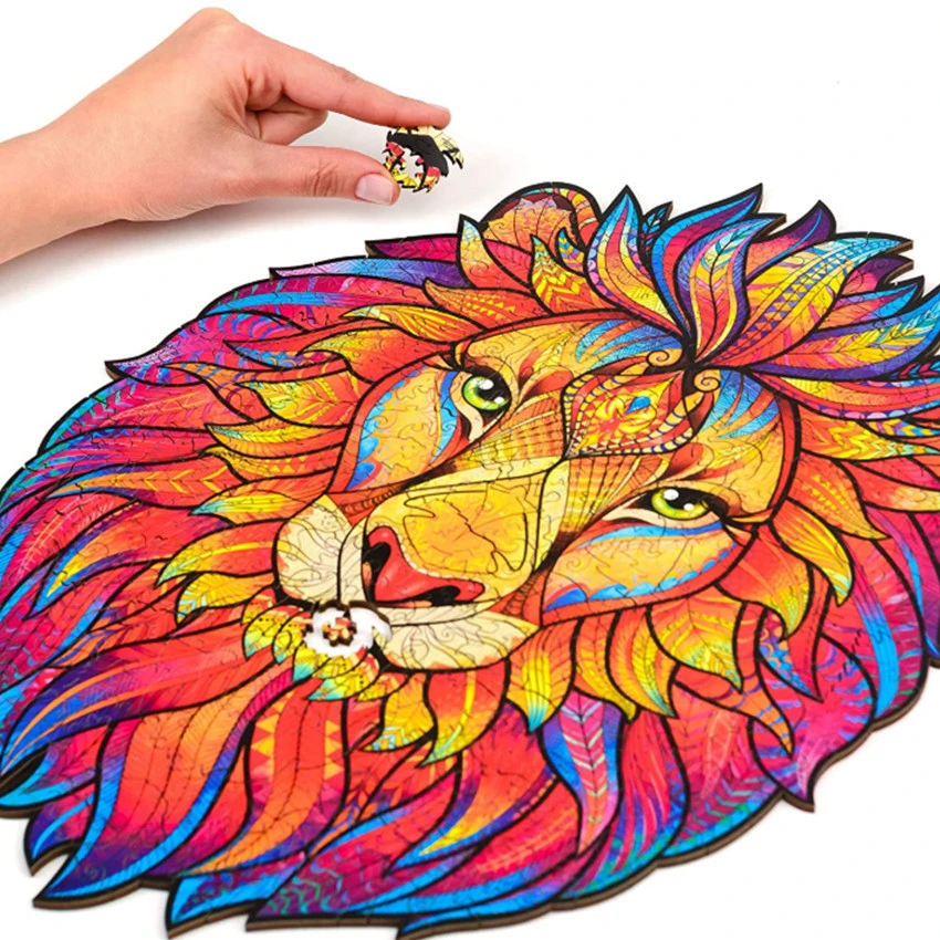 New Wooden Puzzle Multi Design Promotional Wooden 3d Puzzle Animal Jigsaw Puzzles A4