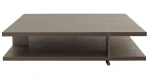 Newest Natural Marble or Natural Wood Top Option Coffee table Living Room Center Table