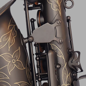 Newly Model Matte Alto Saxophone with Engraved Flower