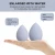 Non Latex Silicone Beauty Sponge 7pcs Foundation Blenders Professional Makeup Sponges With Clear Box