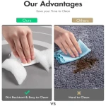 Non Slip Super Absorbent Diatomite Rubber  Bathroom Floor Mat Custom Laundry Bathroom Floor Bath Mat