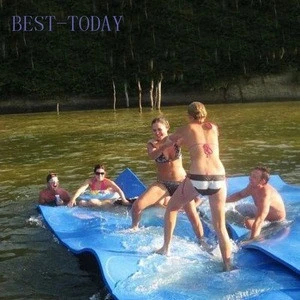 Non-slip XPE Foam water floating bed for lakes pools floating water toys