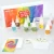 Non toxic 5 Vivid Colors DIY Drawing Art Paint Set,One Step for Kids Party Creative Group Tie-dye Kit Tie Dye