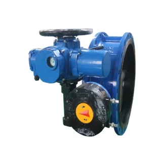 NO/OFF WCB CF8 Soft seal butterfly valve electric actuator  380V 220V BT4 explosion-proof 4-20mA control motorized Actuated