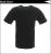Import O-neck 100% Cotton Blank Black T Shirt for Sale from China