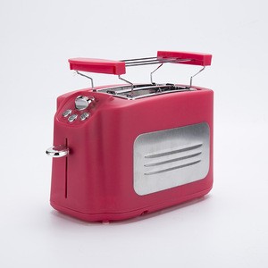 OEM 2 slice electric stainless  bread  3 in 1 toaster oven battery powered manual toaster