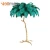 Import OEM Customize Design Indoor Decor Big Feather Floor Lamp from China