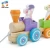 Import OEM / ODM educational animals wooden toy train for kids W05C092 from China