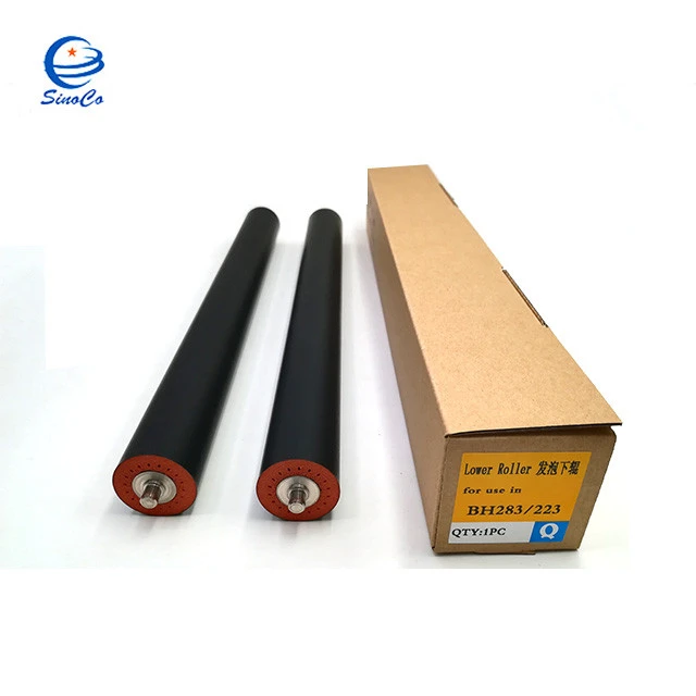 OEM Quality copier parts lower fixing  roller for Konica BH222/223/282/283/362/363/7728/DI2510/3510/350 Fuser roller