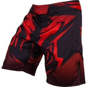 OEM service sublimated Thai quality men martial arts wear mma cage fighting trunks shorts grappling crossfit kick boxing shorts