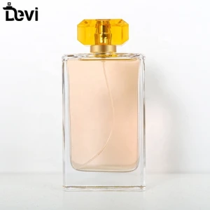 Oem Wholesale 125ml Clear Sustainable Refillable Glass Perfume Bottle With Snap On Spray