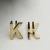 Import On stock DIY 26 alphabets metal letter logo for handbag,garments accessories hardware from China