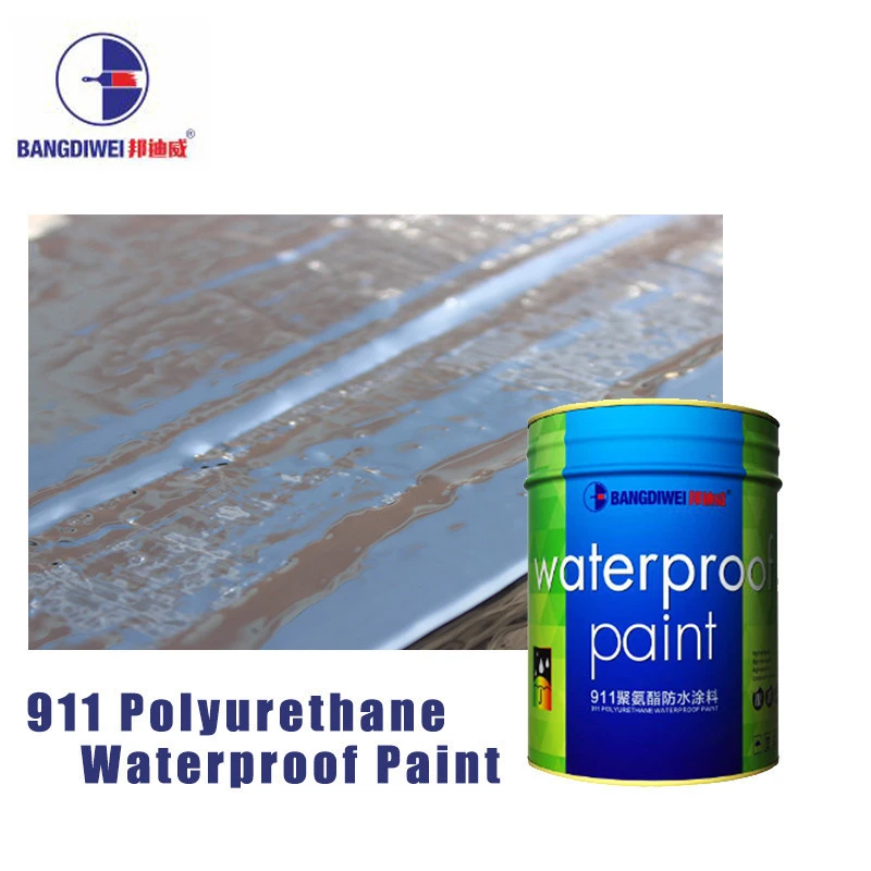 One component-water activated Spray applied waterproof coating/water based polyurethane paint for steel structure